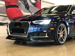 Wabengrill Kühlergrill Grill Chrom für Audi A4 S4 B9 Limo Avant S-Line 2015-2019 vor Facelift fg315