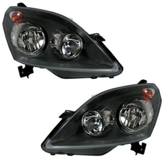 NEU Scheinwerfer Set Schwarz für Opel Zafira B 2005-2015 H1 H7 mit E-Prüfzeichen