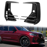 NEU 100% Echt Carbon Fiber Front Stoßstange Lufteinlässe Aero Flaps Passend für iX3 G08