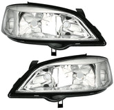 Scheinwerfer Set für Opel Astra G links + rechts Hauptscheinwerfer Halogen