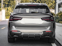 NEU 100% Carbon Fiber Heck Stoßstange Aero Flaps Flics Passend für ix3 G08 Sport 2021 2022 2023