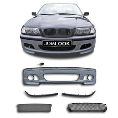 NUE Front Stoßstange + Nebelscheinwerfer Tagfahrlicht Passend für 3er E46 Limousine Touring 1998-2005 mit ABE