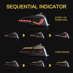 Paar LED Rückleuchten für Tesla Model 3 Model Y w/Dynamische 2017-UP