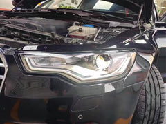 Scheinwerfer-Abdeckungen Glas Streuscheibe Paar für AUDI A6 C7 2010-2014