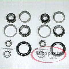 NEU 245mm Bremsen Set ABS Ringe Radlager eingepresst hinten für Audi A4 B5 1994-2001
