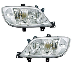 NEU Scheinwerfer Set für Mercedes Sprinter 2002-2006 mit E-Prüfzeichen H3 H7 NHNE NSW