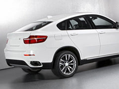 NEU Schwarz Auspuff Blenden Endrohre Passend für X6 E71 X6 F16 40d 50i 35i 2007-2014