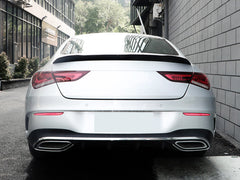 Schwarz Heckspoiler Spoiler Lippe Spoilerlippe für Mercedes CLA W118 C118 CLA45