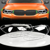 Paar Klar Scheinwerferabdeckungen Glas Streuscheibe für BMW 5er G30 G31 2016-2020