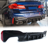 Diffusor Heckdiffusor Heckansatz Schwarz Passend für 5er G30 G31 mit Sport Paket 17-22