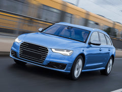 Lüftungsgitter Nebelscheinwerfer Gitter Schwarz für Audi A6 C7 2015-2018 Serien. mit ACC