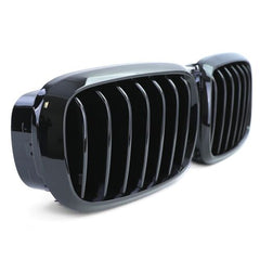NEU Kühlergrill Frontgrill Nieren Grill Schwarz Glanz Passend für X5 F15 X6 F16 2014-2019