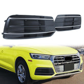 Lüftungsgitter Nebelscheinwerfer Gitter Schwarz Glanz für Audi Q5 FY Serien. 2017-2020
