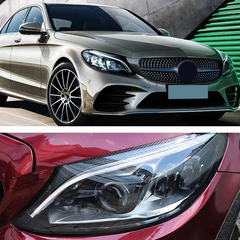 NEU LED Frontscheinwerfer Scheinwerfer Licht Beleutung für Mercedes C-Klasse W205 A205 C205 2015-2020