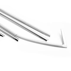 Fensterleisten Zierleisten für Opel Astra K ab 2015 6 tlg Edelstahl Fensterrahmen