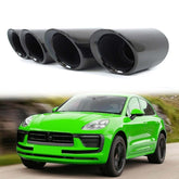 GTS Optik Sport Auspuff Auspuffblenden Doppelrohr für Porsche Macan 2.0L 2019-2024 et191