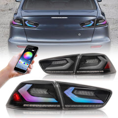 NEU LED Rückleuchten Rücklicht Dynamische RGB Optik für Mitsubishi Lancer EVO X 2008-2018