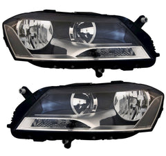 NEU Halogen Scheinwerfer Set LWR Stellmotor für VW Passat B7 2010-2014 36 H7 mit E-Prüfzeichen