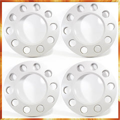 4 x Radbolzenabdeckung 22.5" LKW Radkappen Radzierblenden Grau Kunstoff