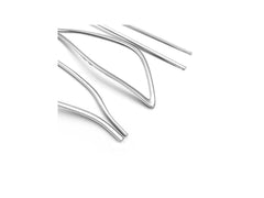 NEU Auspuffblende Rahmen Abdeckung Diffusor Leiste für VW Golf 8 VIII HB ab 2020