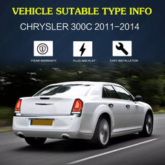 Voll LED Rückleuchten Rücklicht Heckleuchten für Chrysler 300 2011–2014