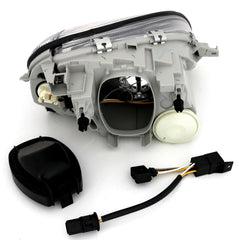 NEU Scheinwerfer Set Klarglas Chrom für Mercedes SLK R170 1996-2004 mit E-Prüfzeichen