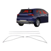 NEU Auspuffblende Rahmen Abdeckung Diffusor Leiste für VW Golf 8 VIII HB ab 2020