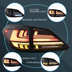 LED Rückleuchten Heckleuchten Rücklicht für Lexus RX RX350 RX450 2009-2015 Facelift