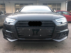 Kühlergrill Grill Frontgrill Schwarz für Audi A4 S4 B9 Limo Avant S-Line 2015-2019 Sales