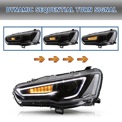 DRL Scheinwerfer für Mitsubishi Lancer Mitsubishi EVO X 2008-2018
