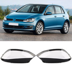 2x Scheinwerferglas für 14-17 VW GOLF 7 Scheinwerfer Streuscheiben