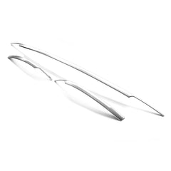 Stoßstange Leiste für VW Tiguan 2 ab 2016 Stoßstangenleiste Edelstahl Zierleiste