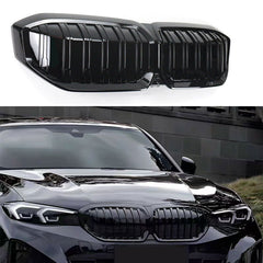 NEU Kühlergrill Frontgrill Nieren Grill Schwarz Passend für I3 2023 2024