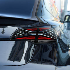 Paar LED Rückleuchten für Tesla Model 3 Model Y 17-22 w/Start-Bremsleuchten