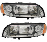 NEU Halogen Scheinwerfer Set Grau für Volvo S60 V70 II 2005-2010 H7 H9 mit E-Prüfzeichen