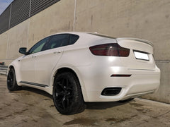 NEU Schwarz Auspuff Blenden Endrohre Passend für X6 E71 X6 F16 40d 50i 35i 2007-2014