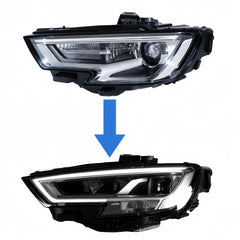 Für Audi A3 8V 2017-2020 Xenon Upgrade Scheinwerfer Frontscheinwerfer Direct Plug-in