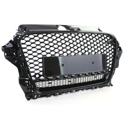 NEU Sport Kühlergrill Wabengrill Grill Schwarz Glanz für Audi A3 8V 12-16