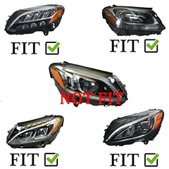 NEU LED Frontscheinwerfer Scheinwerfer Licht Beleutung für Mercedes C-Klasse W205 A205 C205 2015-2020