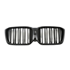 Frontgrill Kühlergrill Nieren Doppelsteg Grill Schwarz Passend für X3 G01 X4 G02 LCI