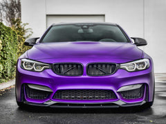 NEU Carbon Optik Front Stoßstange Aero Flaps Splitter Passend für M3 F80 M4 F82 F83 2014-2020