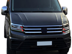 Kühlergrill Leisten für VW Crafter ab 2017 4 tlg Edelstahl Grillleisten Silber