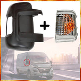 Außenspiegel Abdeckung Kappe Rechts für Jumper/Boxer/Ducato Abdeckung+Blinker Rechts