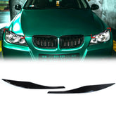 Scheinwerferblenden Böser Blick Schwarz Glanz Passend für 3er E90 2005-2012