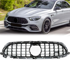 Kühlergrill Grill GT Schwarz Glanz Sport Kühlergrill für W213 S213 C238 A238 MODF ab 2020