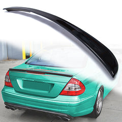 Spoiler Heckspoiler Spoilerlippe Schwarz Glanz für Mercedes Benz E-Klasse W211 Limo 2002-2009 sp91