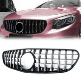 Frontgrill Kühlergrill Grill GT Optik für Mercedes S-Klasse W217 A217 C217 2014-2020