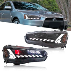 NEU LED Scheinwerfer Frontscheinwerfer für Mitsubishi Lancer EVO X 2008-2017
