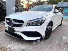 Frontspoiler Spoiler Splitter Flaps Stoßstange Aero-Kit für Mercedes CLA C117 X117 AMG Line CLA 45 AMG 2016-2019 pz210