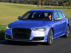 Lüftungsgitter Nebelscheinwerfer Gitter Schwarz für Audi A6 C7 2015-2018 Serien. mit ACC